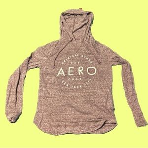 Aeropostale pink heathered hoodie.